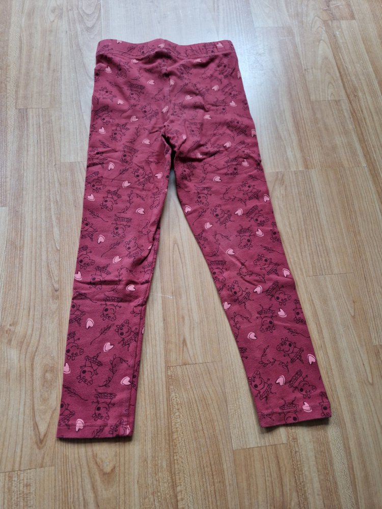 Peppa Wutz Leggings ungefüttert Größe 110/116