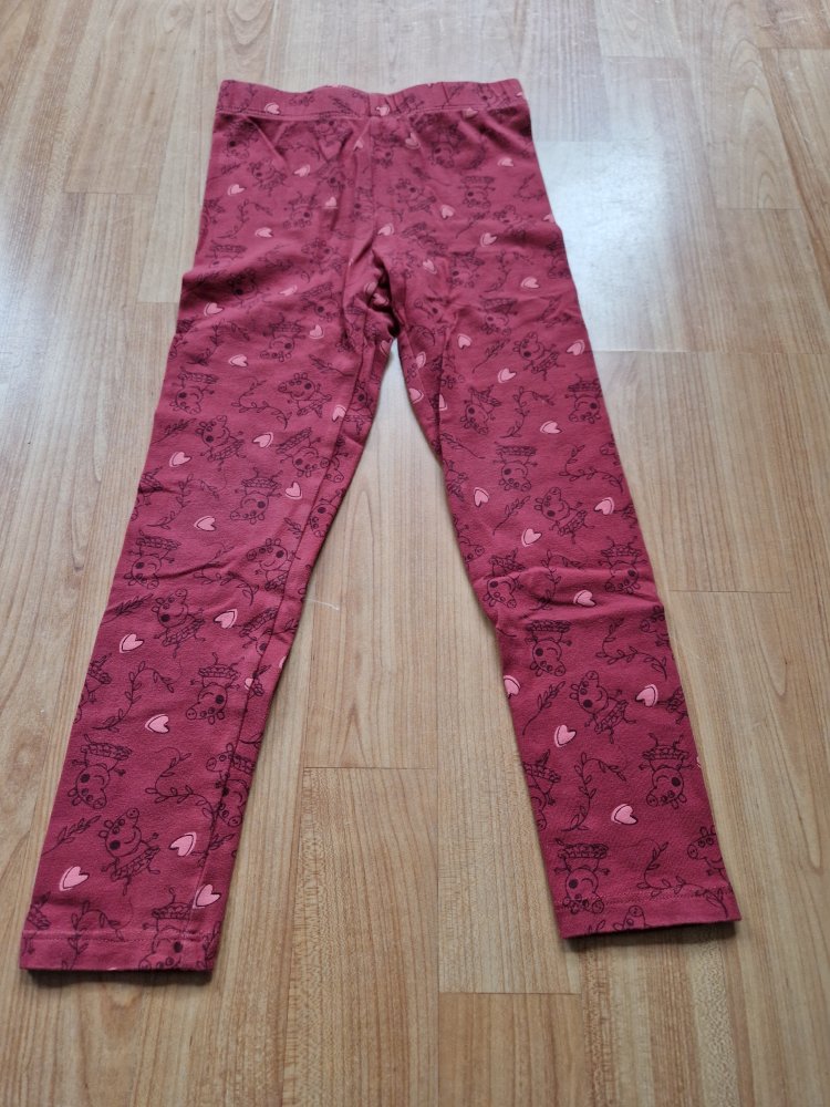 Peppa Wutz Leggings ungefüttert Größe 110/116