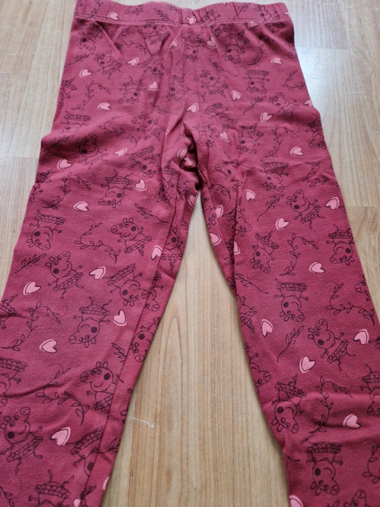 Peppa Wutz Leggings ungefüttert Größe 110/116