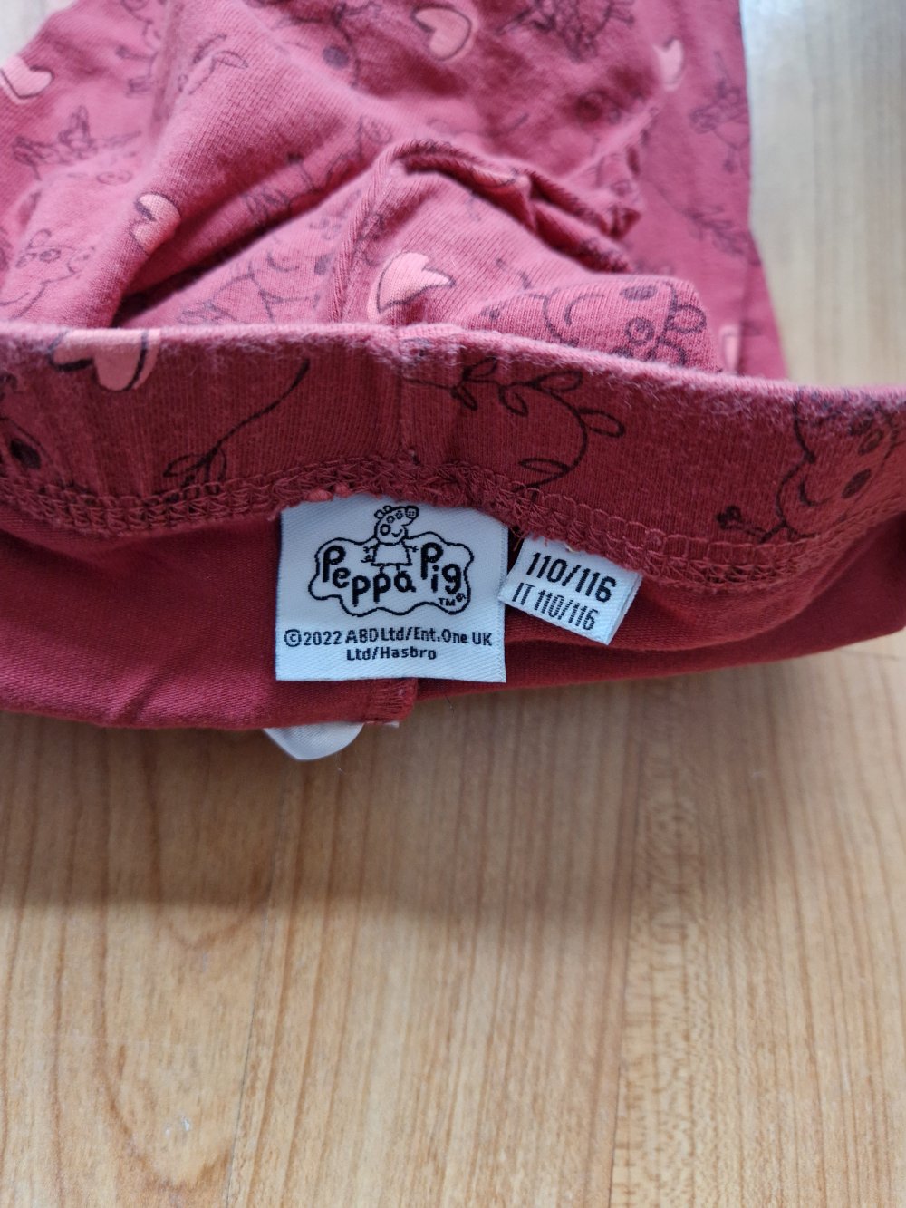 Peppa Wutz Leggings ungefüttert Größe 110/116