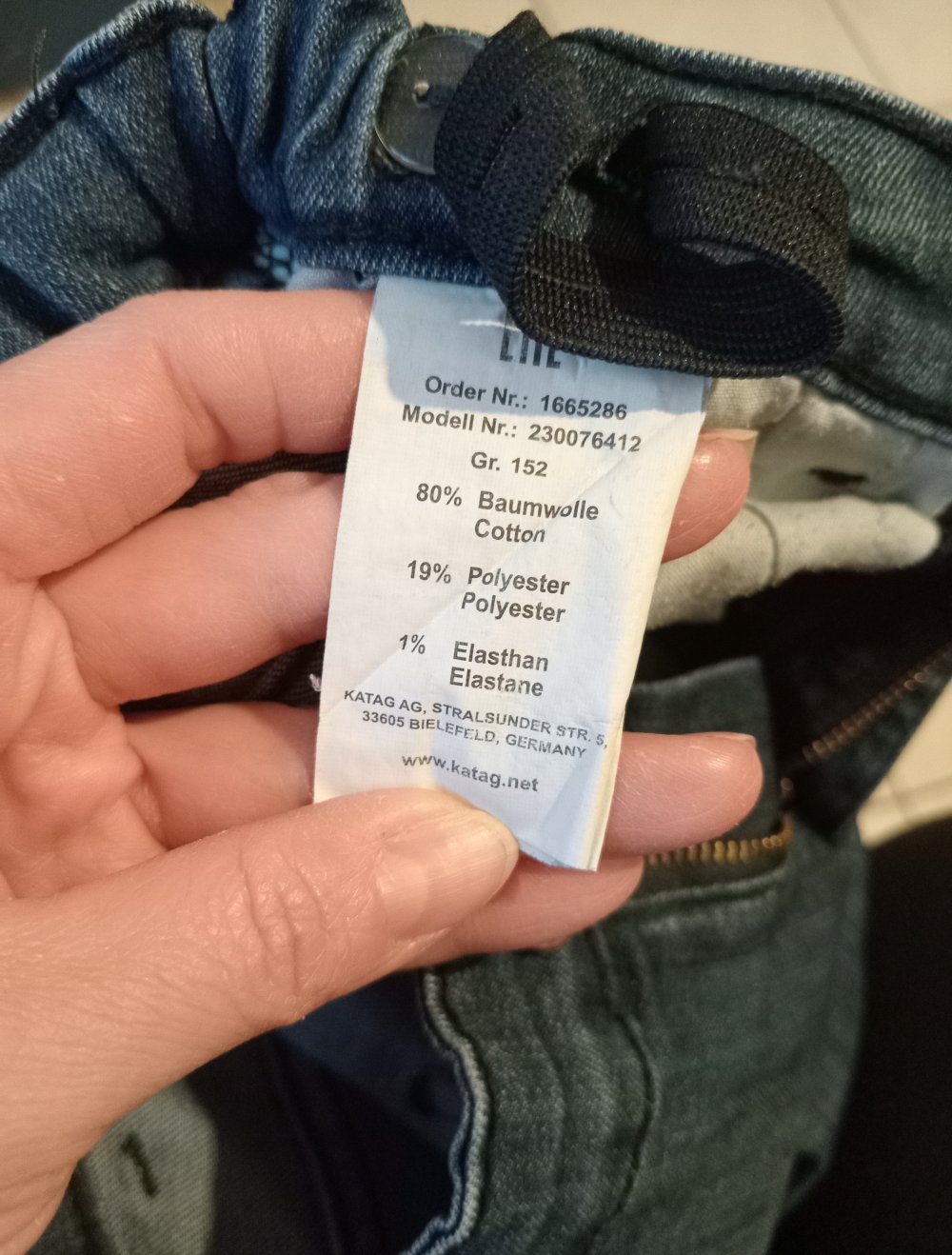 Jeans Gr 152