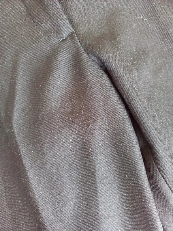 H&M Blogger Vintage Hose Gr S, 36???? Damen, 1990er, weit, Bügelfalte, Stoff, schwarz