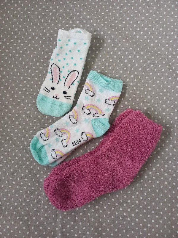 H&M Socken Set Gr 30, 31, 32, mint, Kuschelsocken, Sneakersocken, Gr 116/122/128