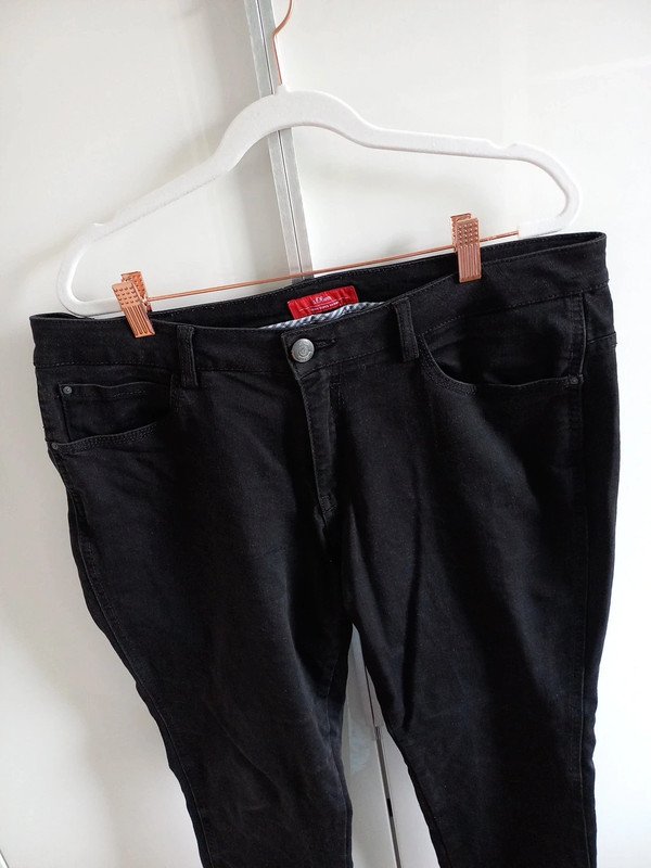 S. Oliver Jeans Gr 44/XXL Damen, schwarz, Skinny, Herbst, curvy