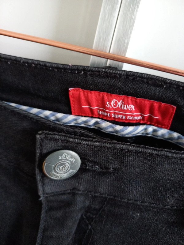 S. Oliver Jeans Gr 44/XXL Damen, schwarz, Skinny, Herbst, curvy
