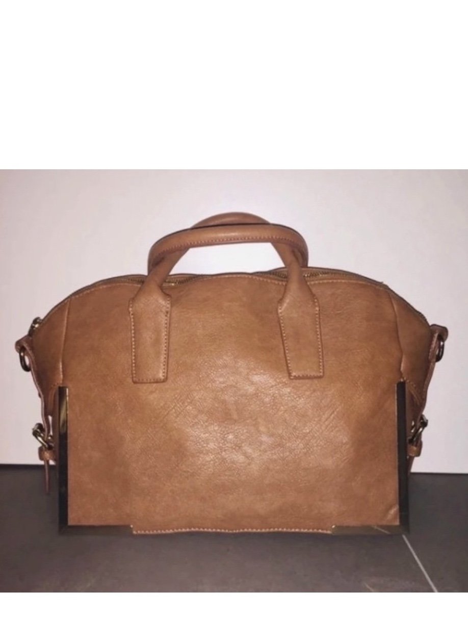 Schöne Damen Tasche Bag Tragetasche Schultertasche Geige Gold Elegant Judtfab