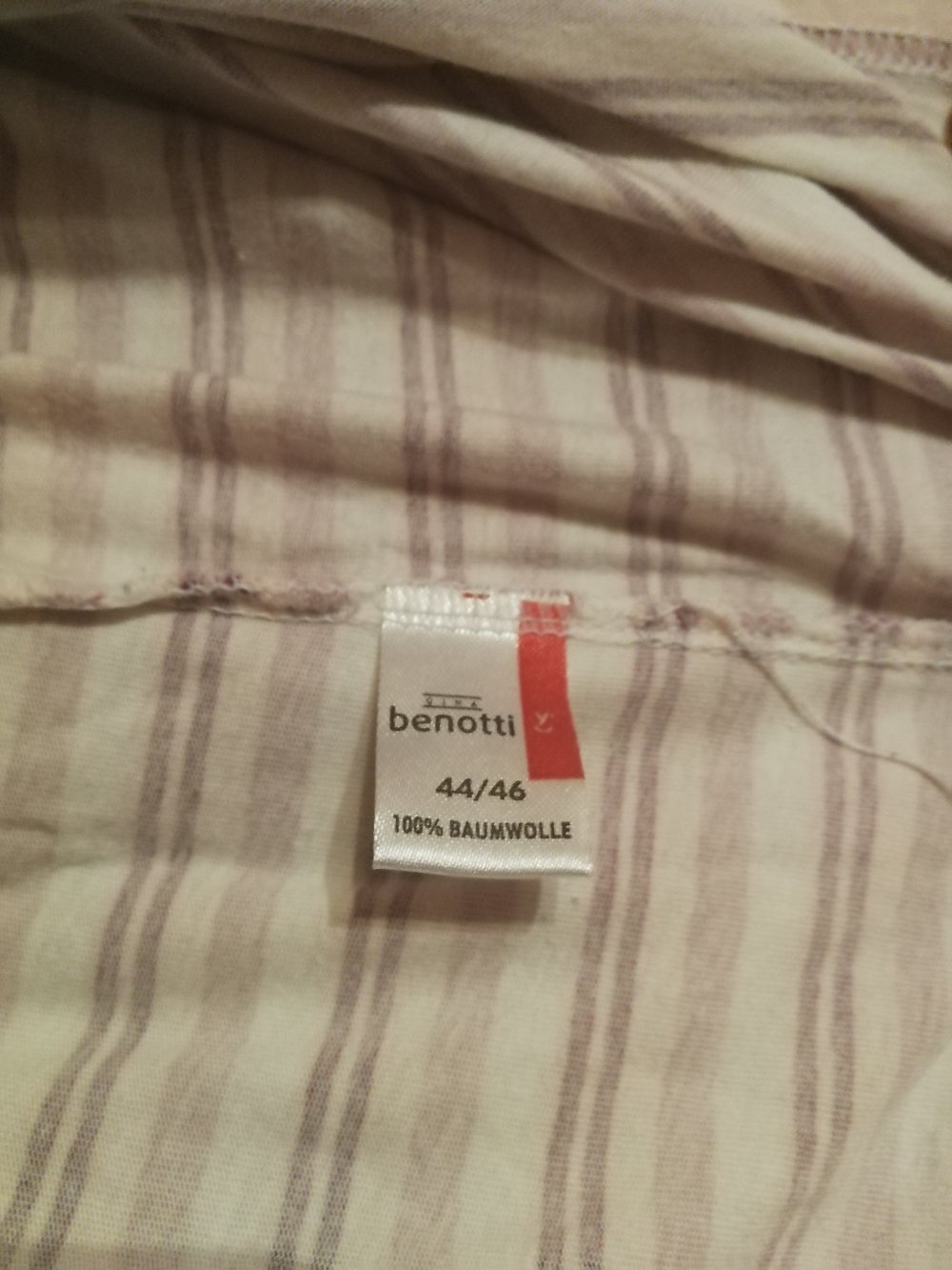 gestreiftes Nachthemd von Gina Benotti (Gr. 44/46)