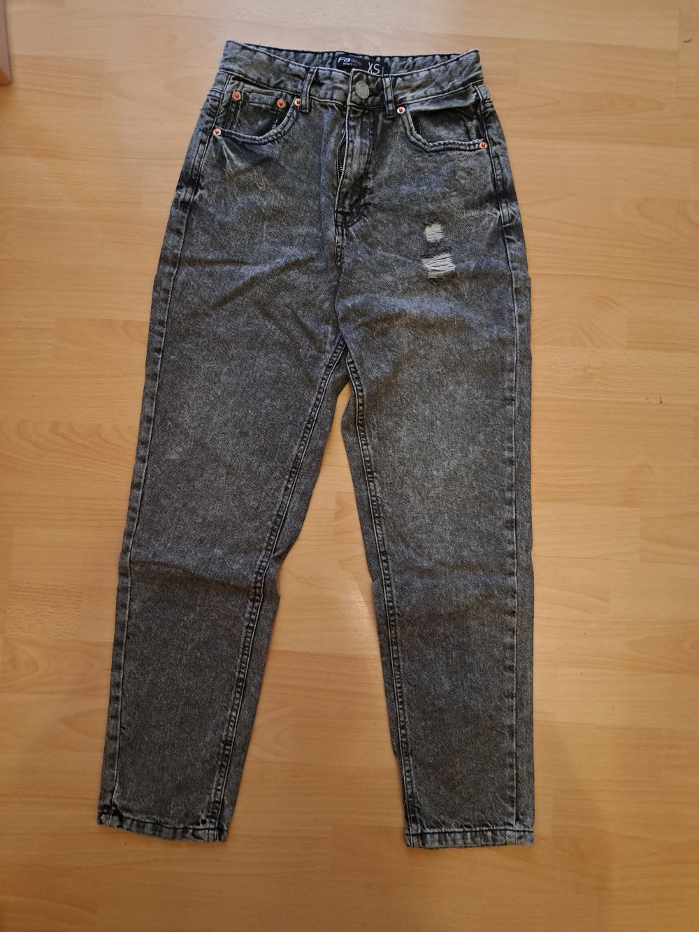 High Waist Jeans Gr. XS Mom Fit Hose