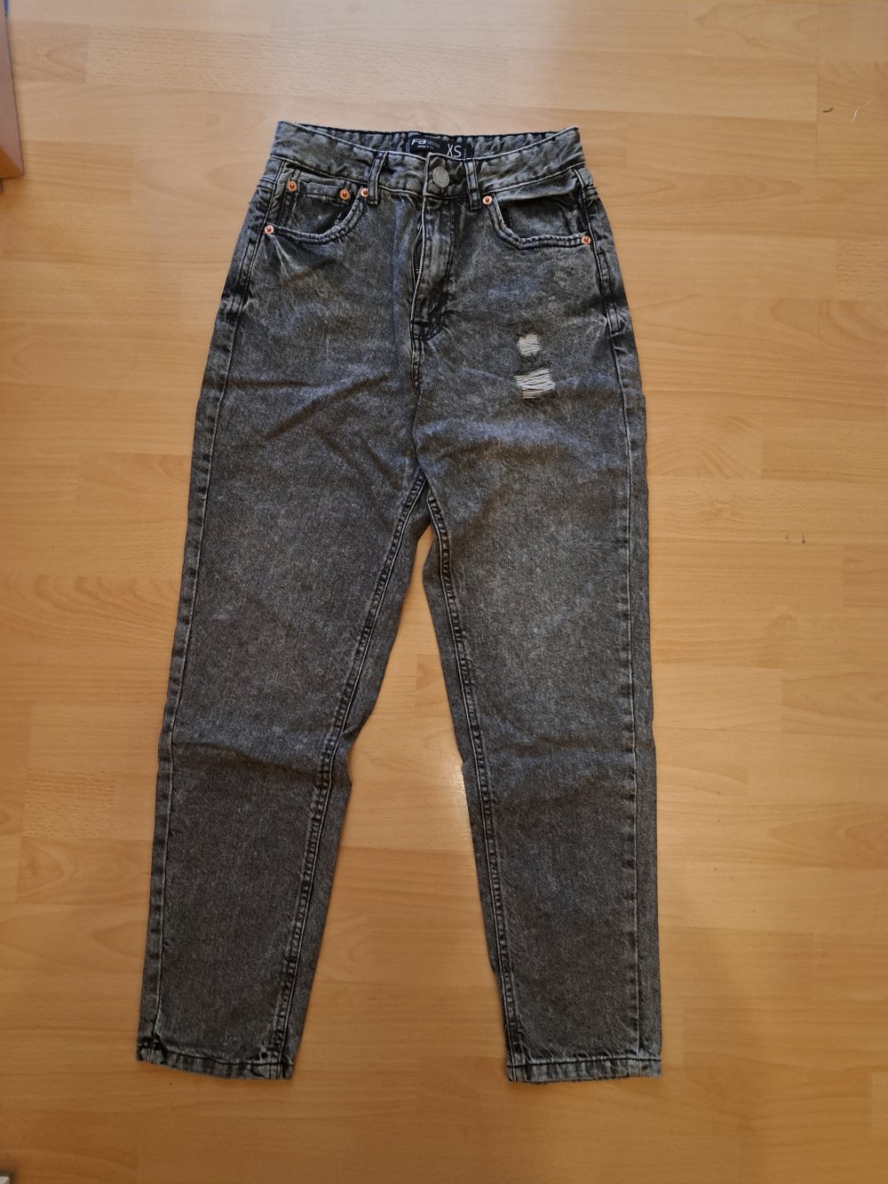High Waist Jeans Gr. XS Mom Fit Hose