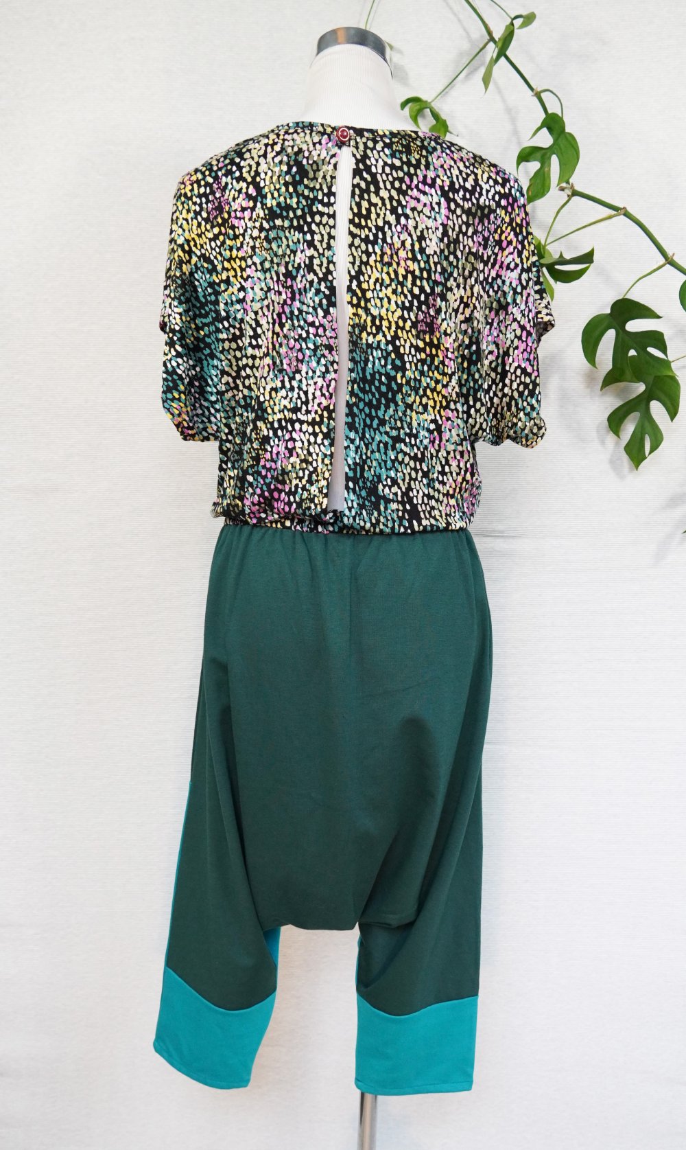 Jerseyoverall Gr. 36 - 38 Jumpsuit Overall Einteiler Lagenlook