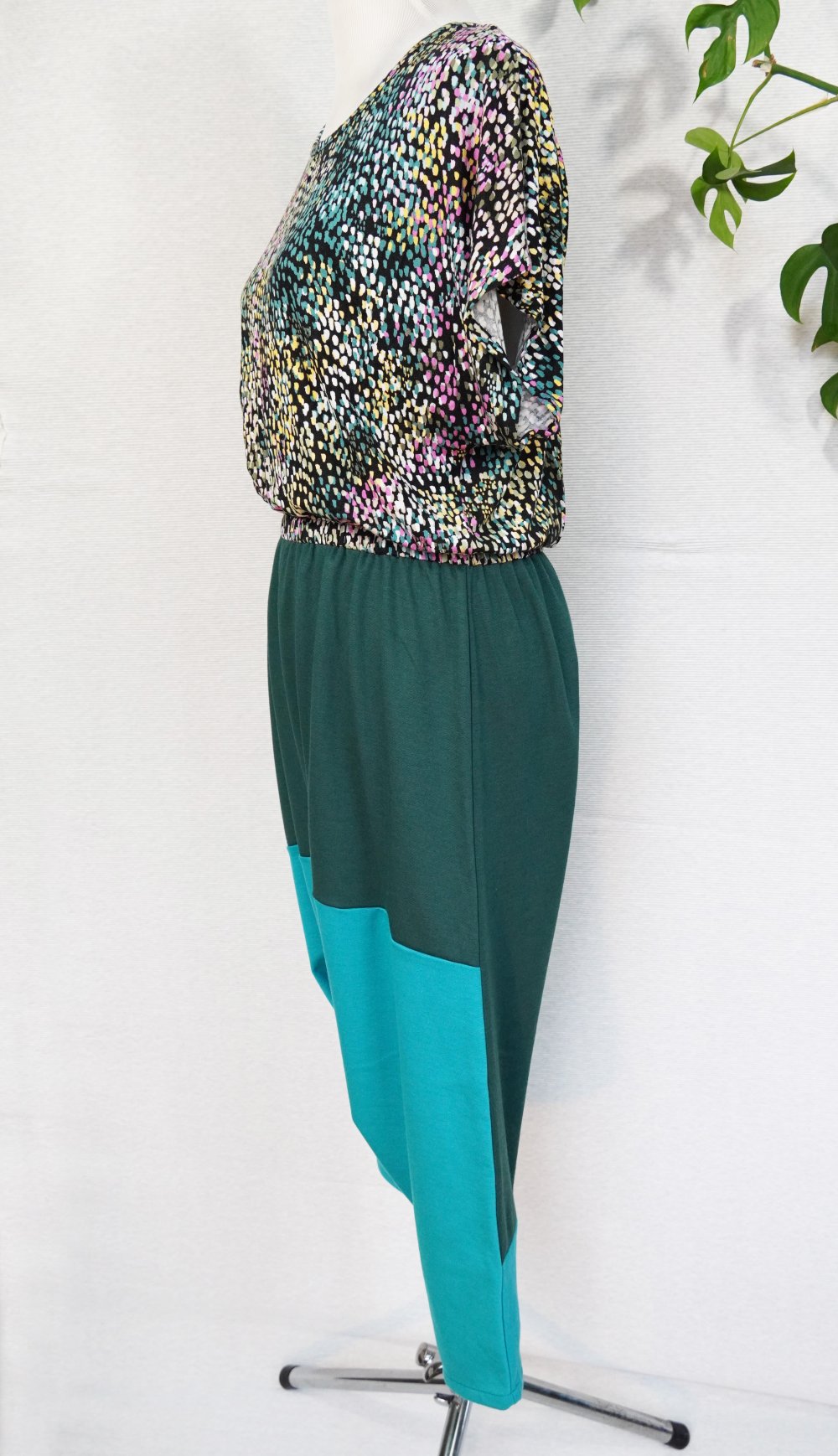 Jerseyoverall Gr. 36 - 38 Jumpsuit Overall Einteiler Lagenlook