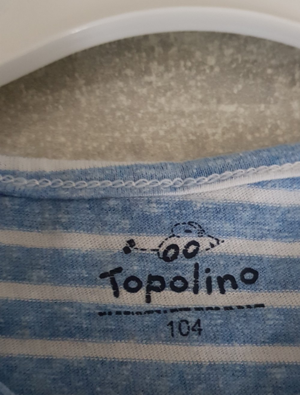 Langarmshirt Gr.104 Gr.104 #hellblau #Tuniker # gestreift