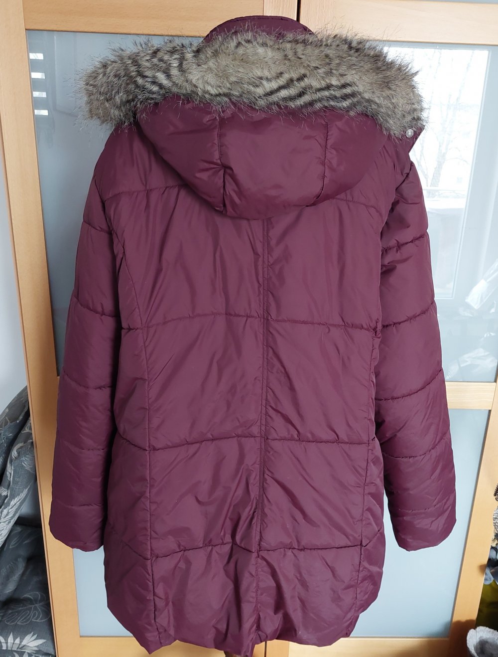 Winterjacke Mantel bordeaux Gr. 46