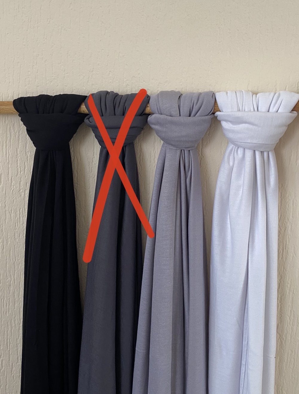 hijabs Jersey verschiedene Farben