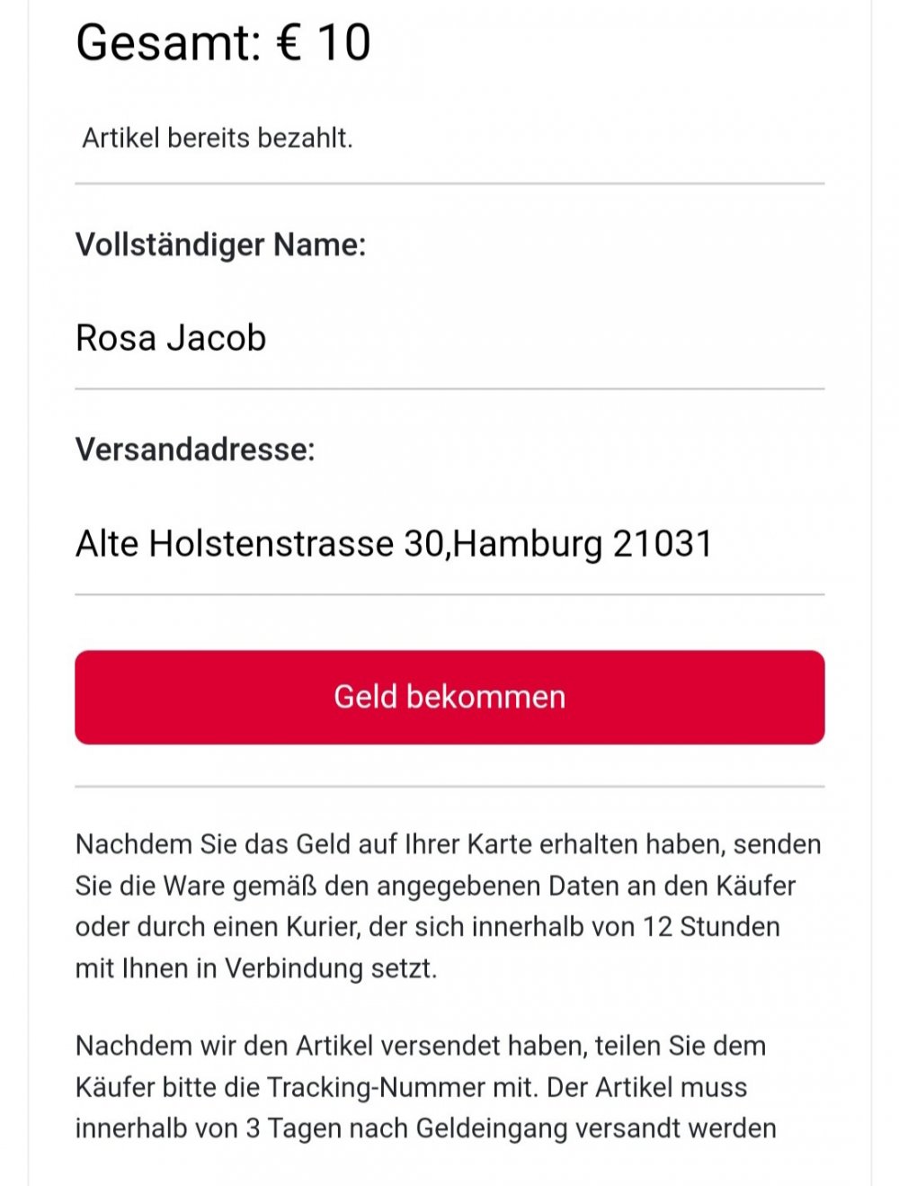 Sterling Silber Ohrringe mit 10mm Perle Farbe Champagner/ Versand 2€