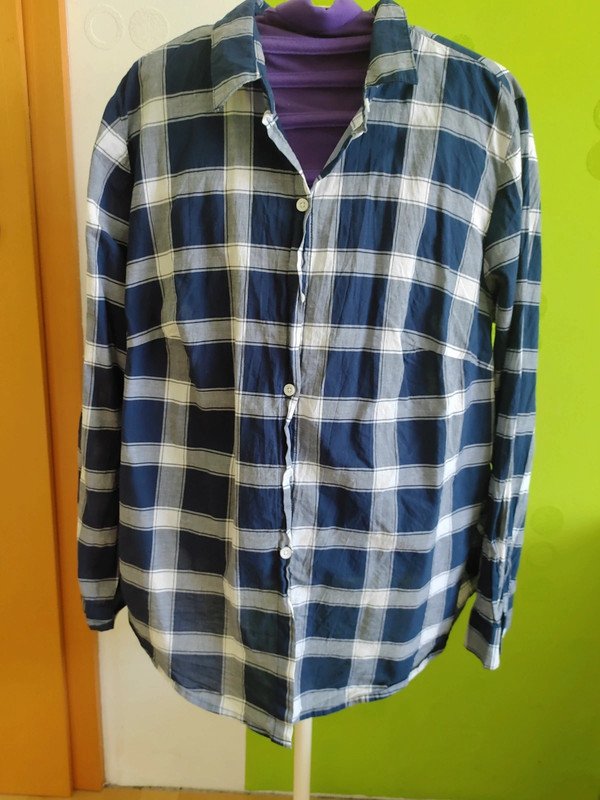 Neue karierte Bluse Gr.48