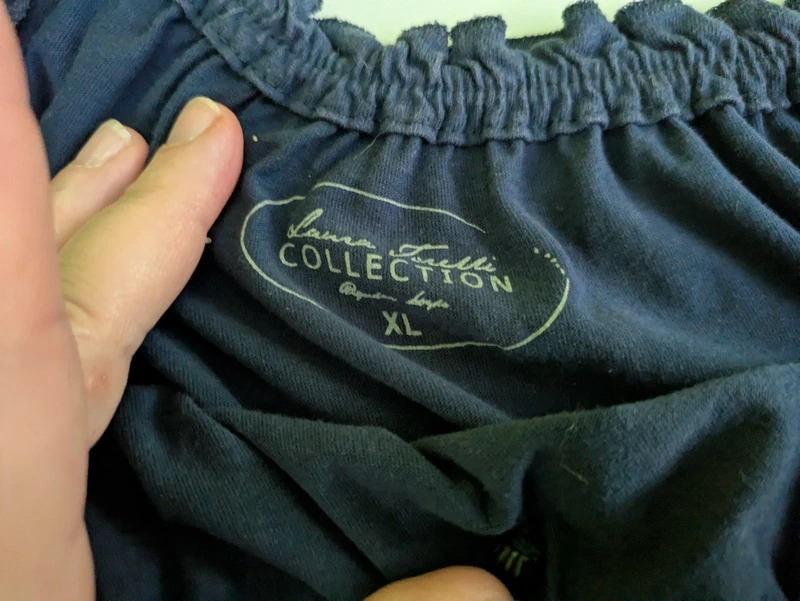 blaue Bluse Gr.XL
