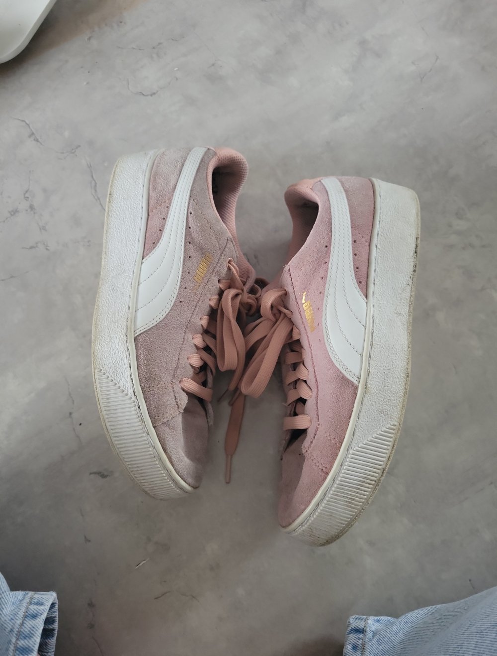 Puma Suede Platform Schuhe Plateau Sneaker Turnschuhe Laufschuhe Sportschuhe ?