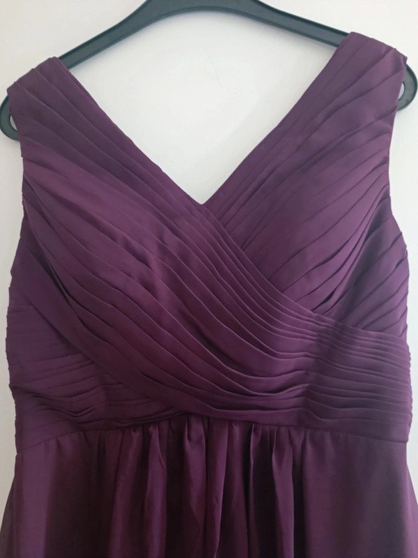 Ballkleid Cocktailkleid Hochzeitskleid violett Gr. M