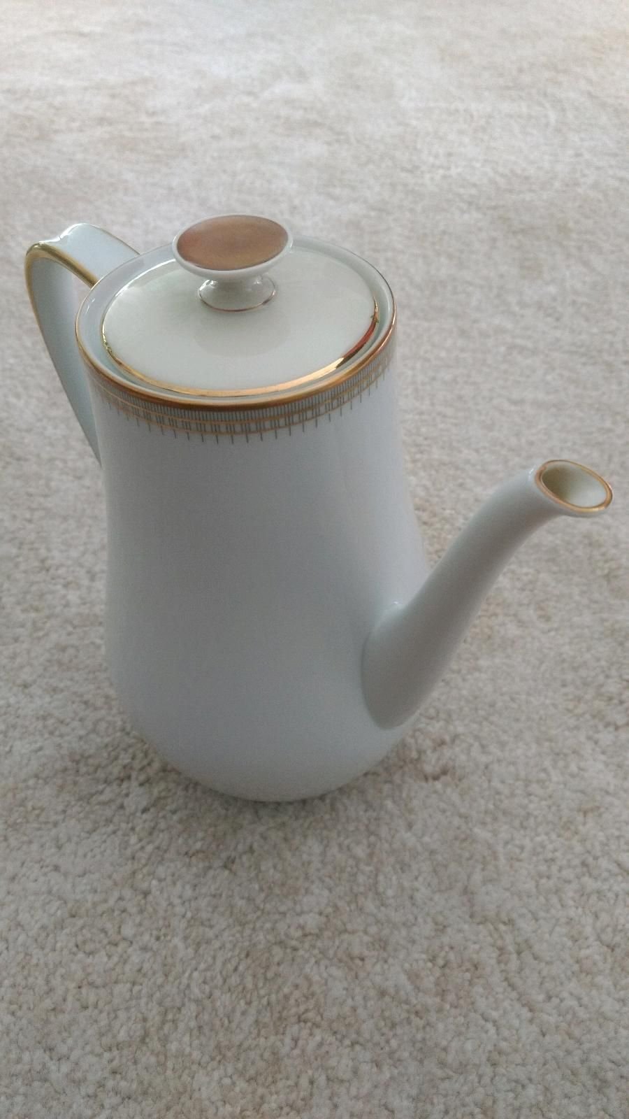  Hutschenreuther Favorit 9244 Selb Teekanne Kanne Kaffeekanne Antik Geschirr 