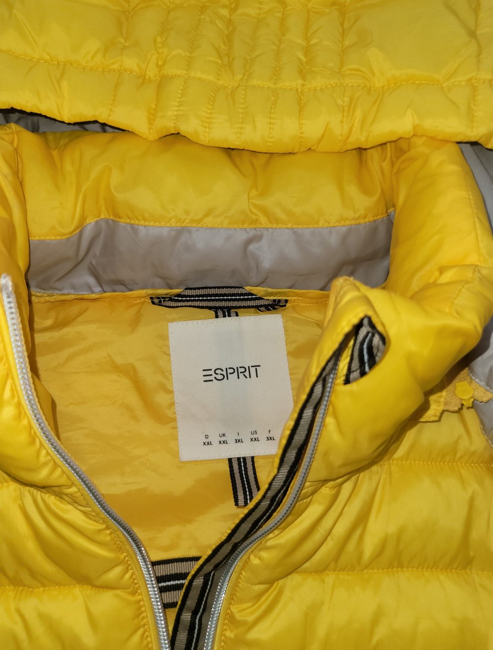 XXL 42/44 #Esprit  #Damen #Kapuze #jacke #gelb grau
