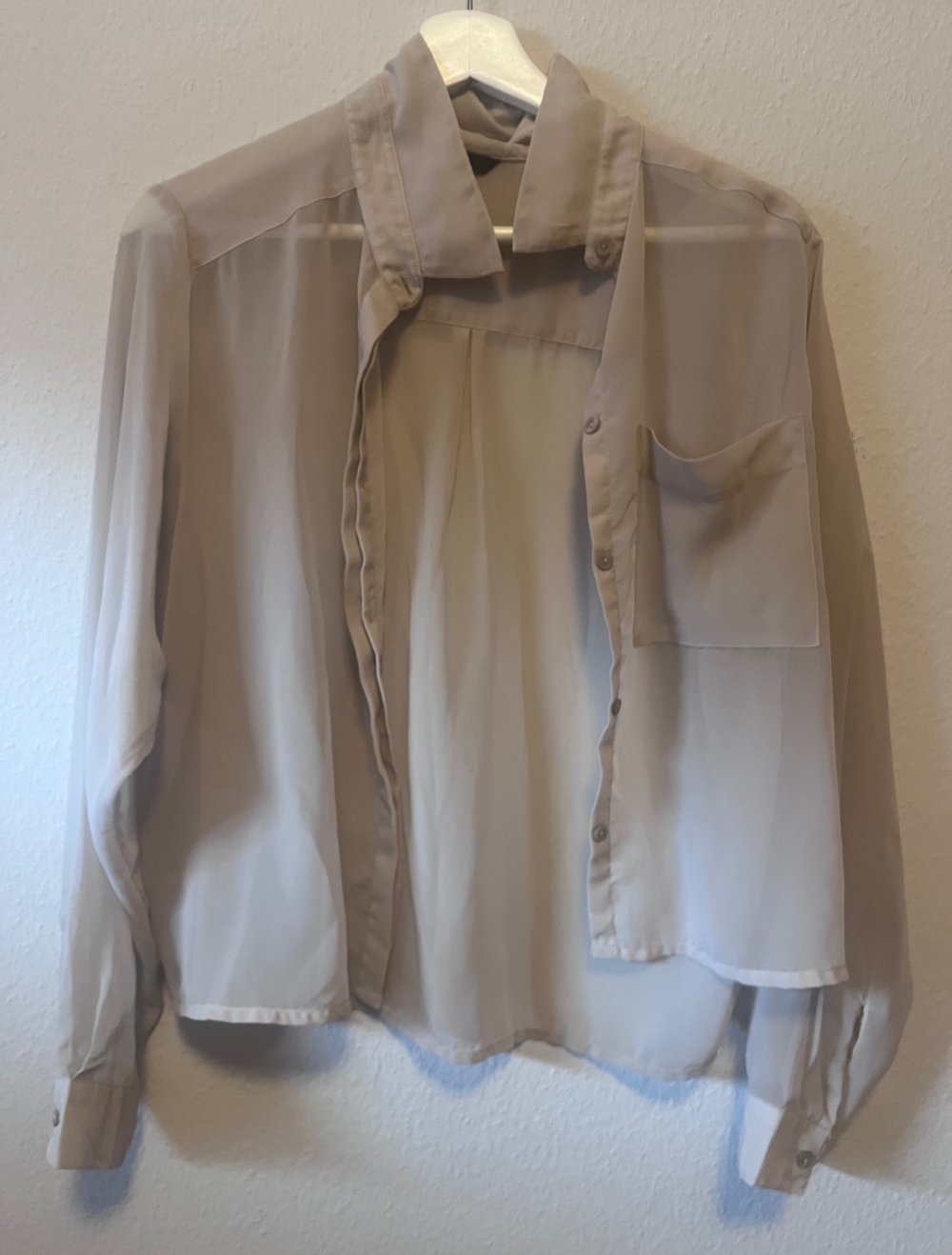 Hemd transparent
