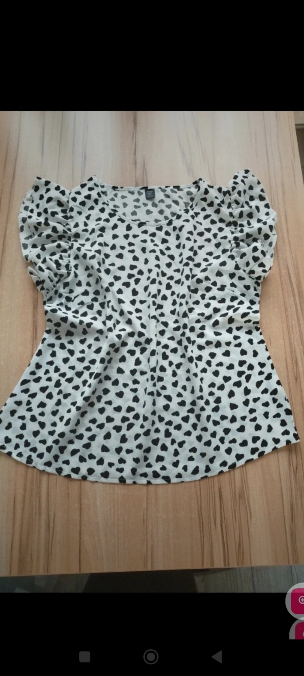 Neues Shirt von Shein (44) mit Volants 