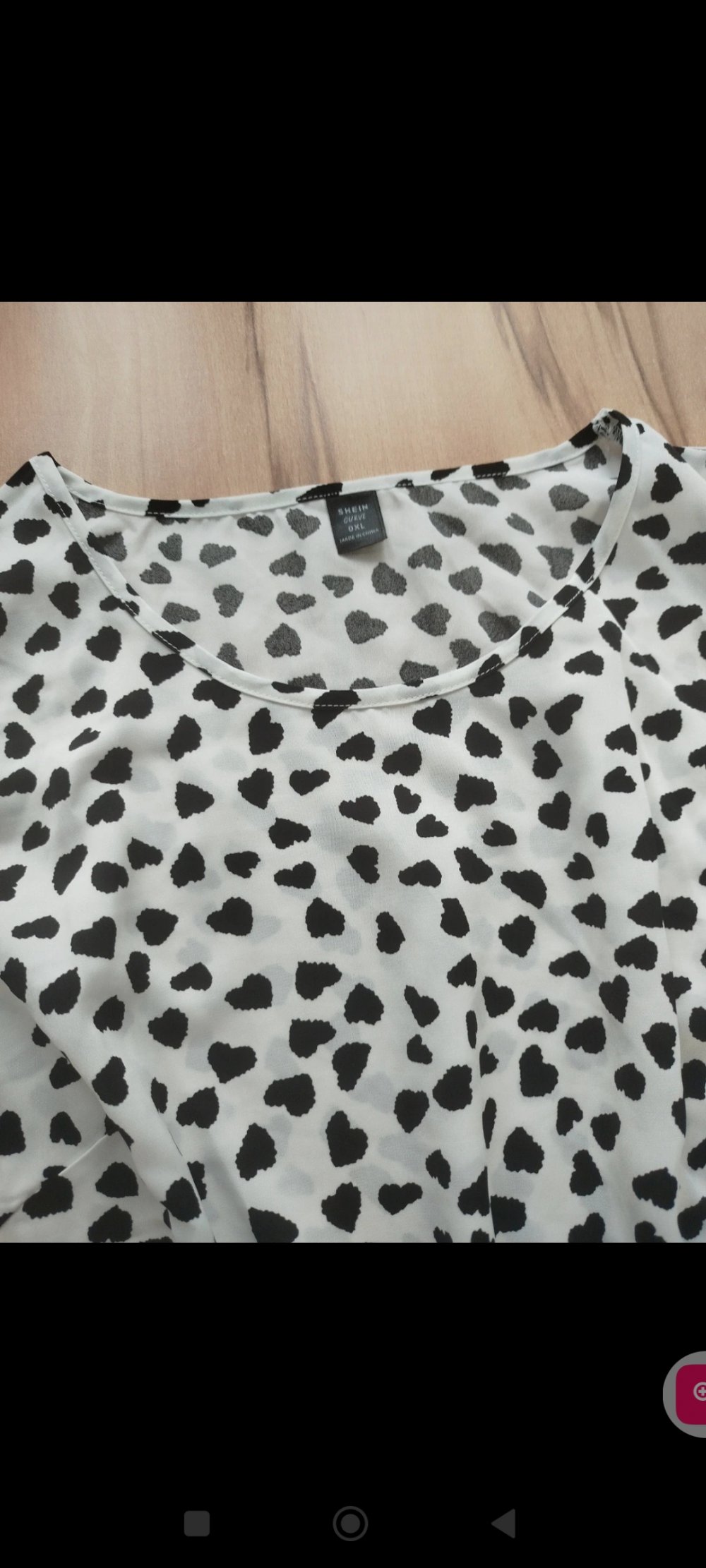 Neues Shirt von Shein (44) mit Volants 