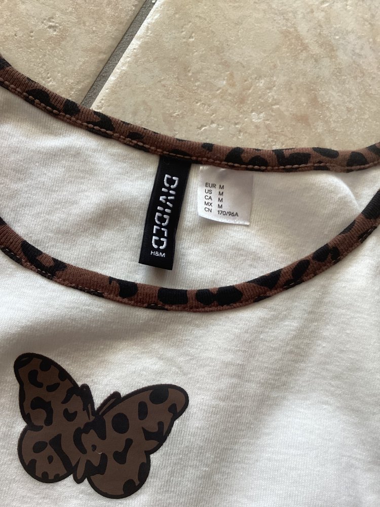 H&M T-Shirt bauchfrei Neu Gr. S M 34 / 36 158