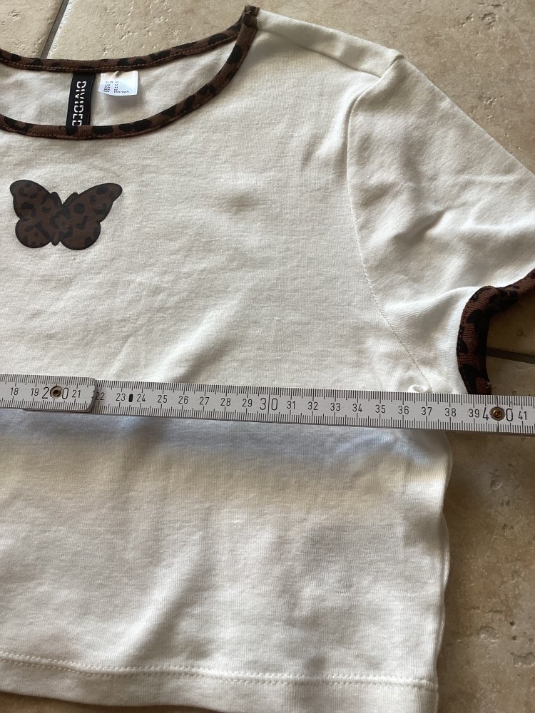 H&M T-Shirt bauchfrei Neu Gr. S M 34 / 36 158