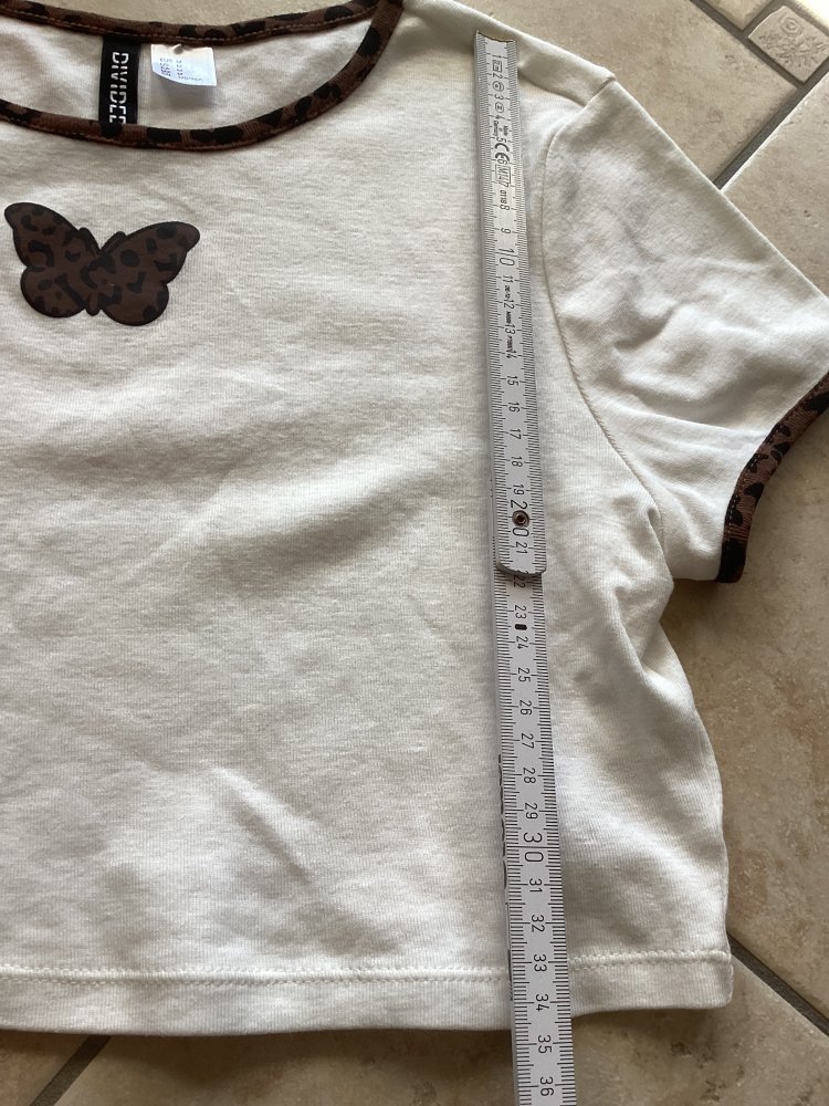 H&M T-Shirt bauchfrei Neu Gr. S M 34 / 36 158