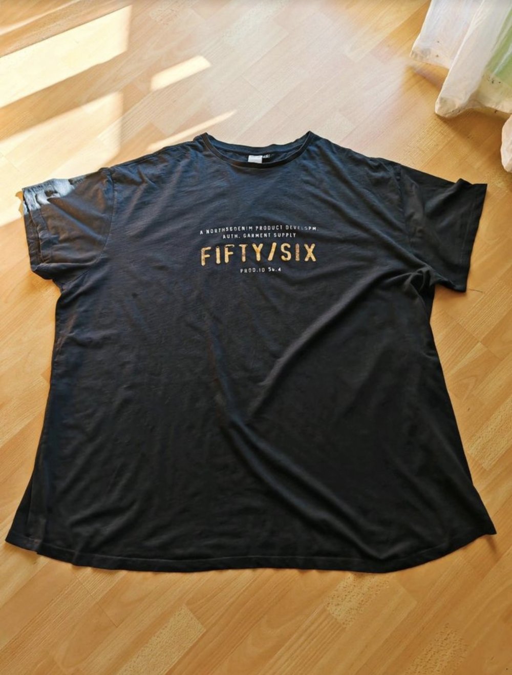 Männer Herren T-Shirt 10XL schwarz, Basic