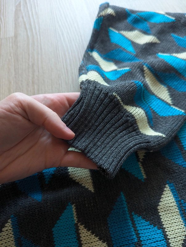 Vintage Pullover oversize Feinstrick Herbst Winter sweater