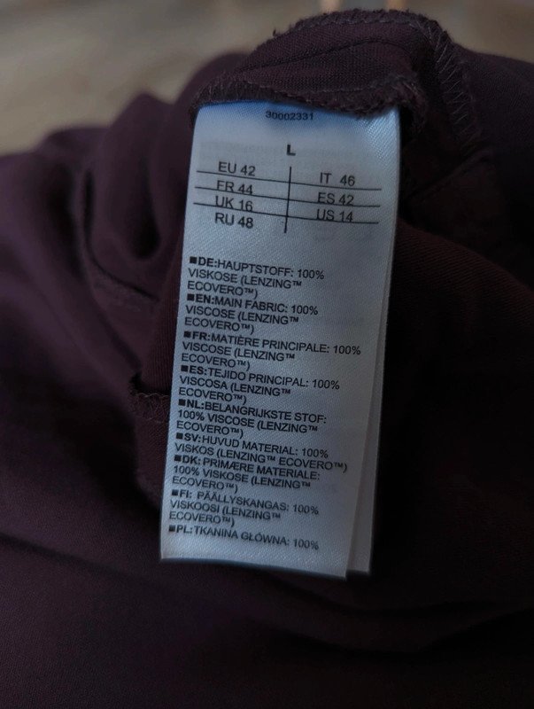 Armedangels Sommerkleid Burgundy Rot Atmungsaktiv fair trade