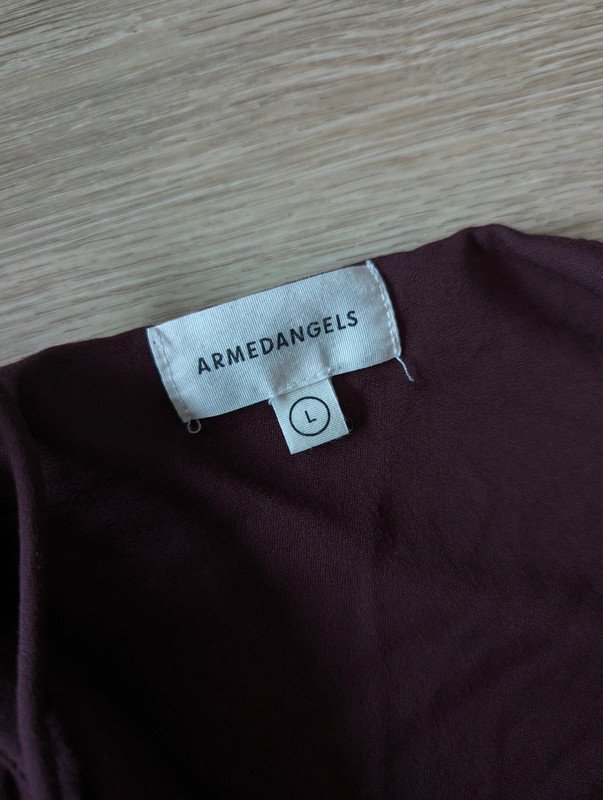 Armedangels Sommerkleid Burgundy Rot Atmungsaktiv fair trade