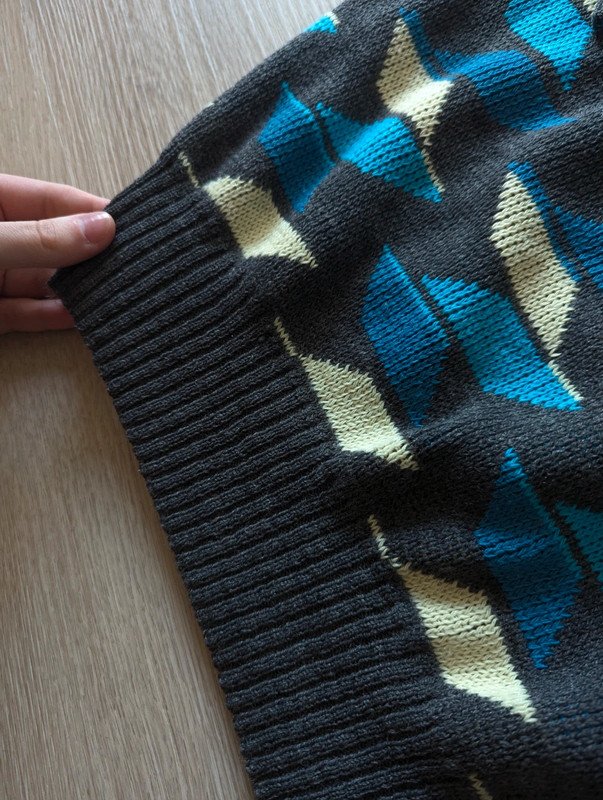 Vintage Pullover oversize Feinstrick Herbst Winter sweater