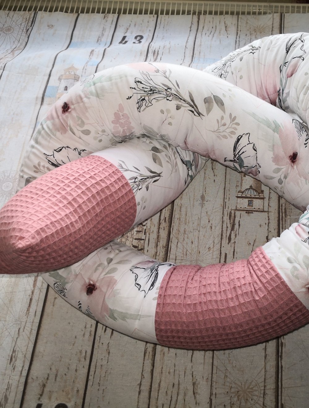 Bettschlange Nestchen Wickeltischumrandung Zugluftstopper