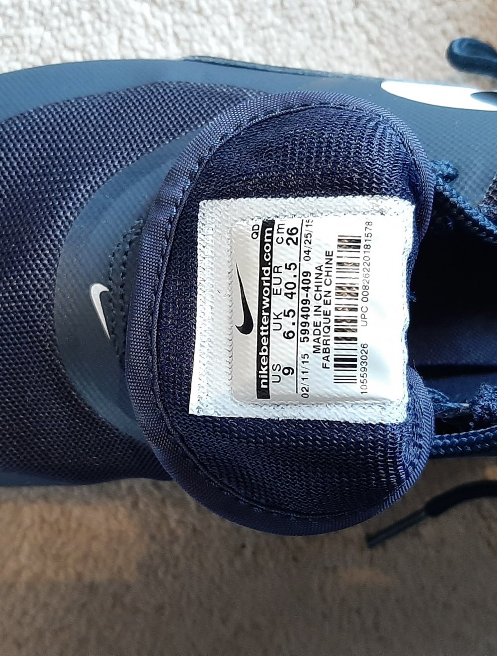 Nike AirMax Thea Sneaker blau/weiß Gr.40,5