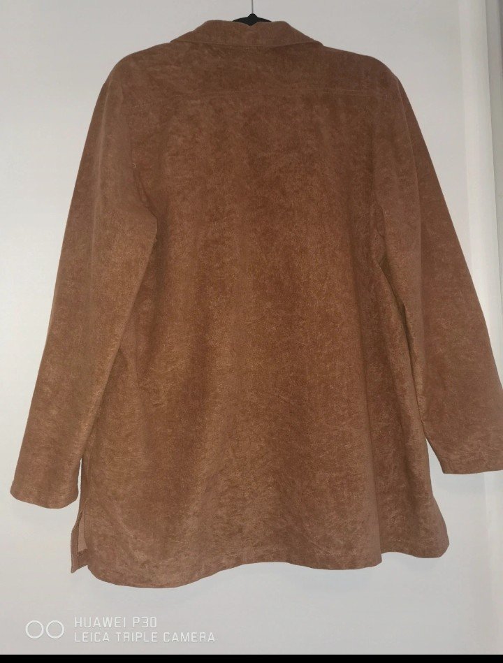 Lady Charme Vintage Hemd Brown Gr. 42