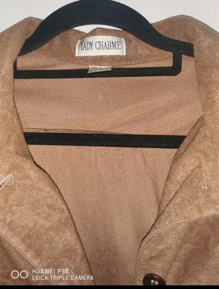 Lady Charme Vintage Hemd Brown Gr. 42