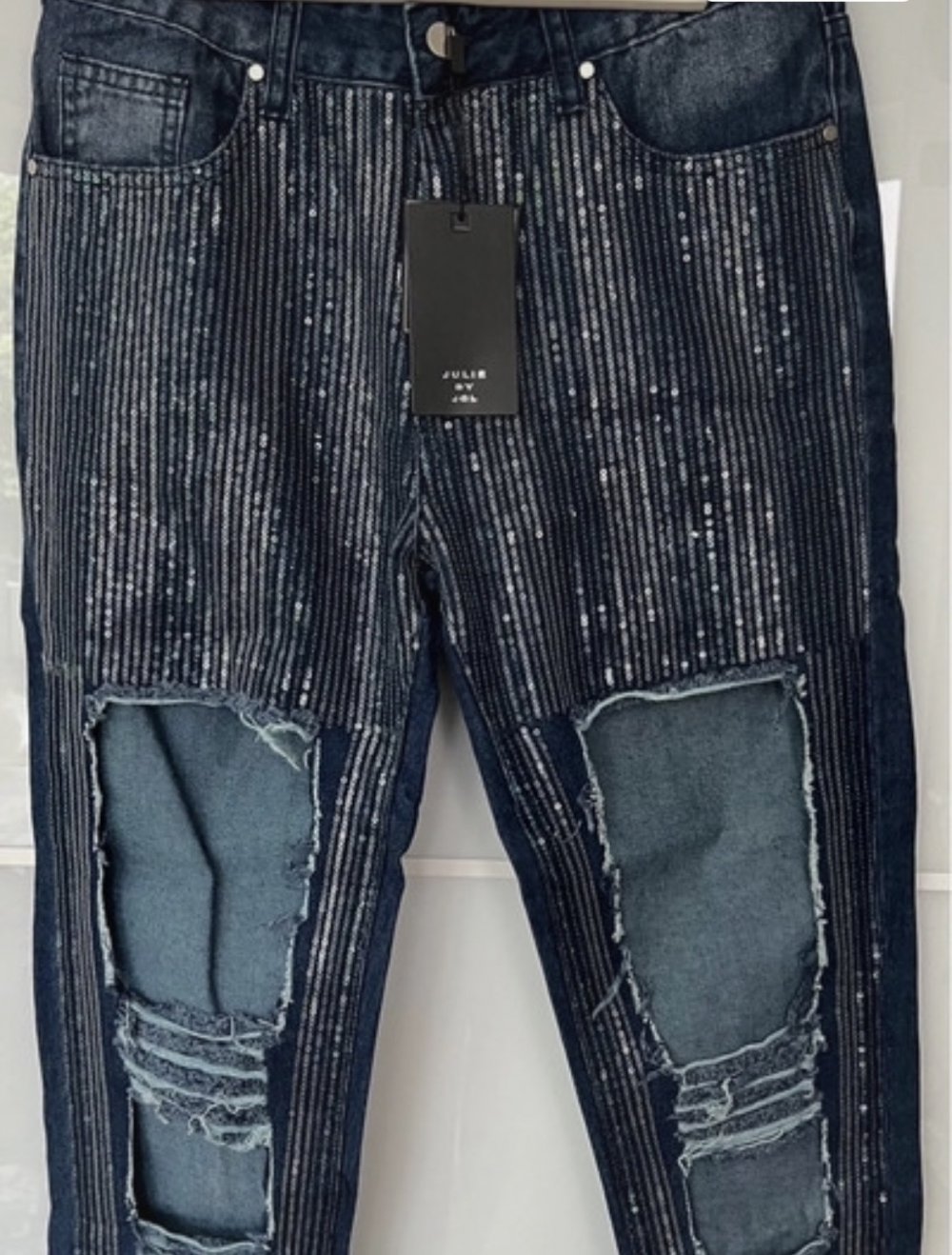 Skinny Jeans Gr M mit Cut Outs