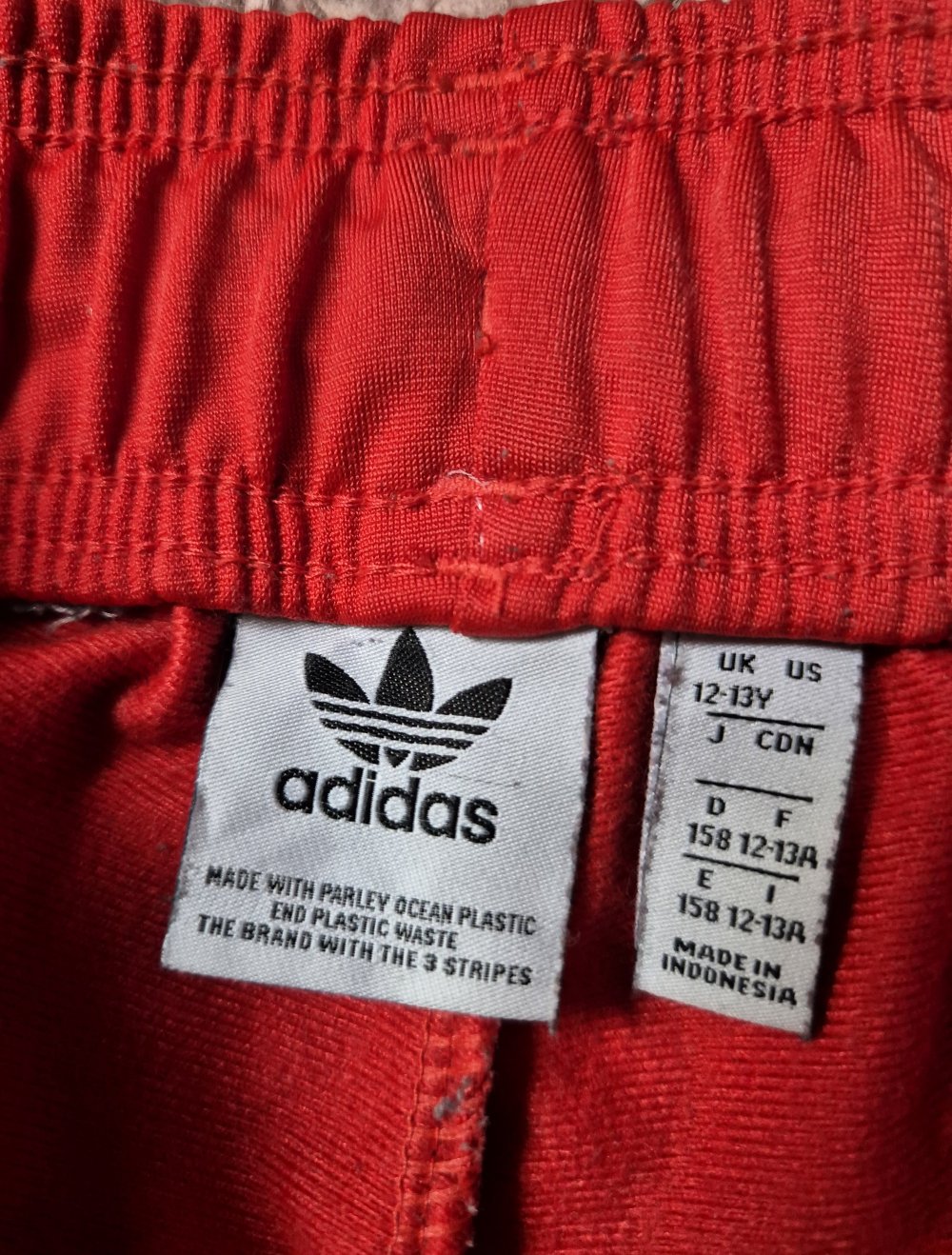 rote Adidas sport hose gr.158