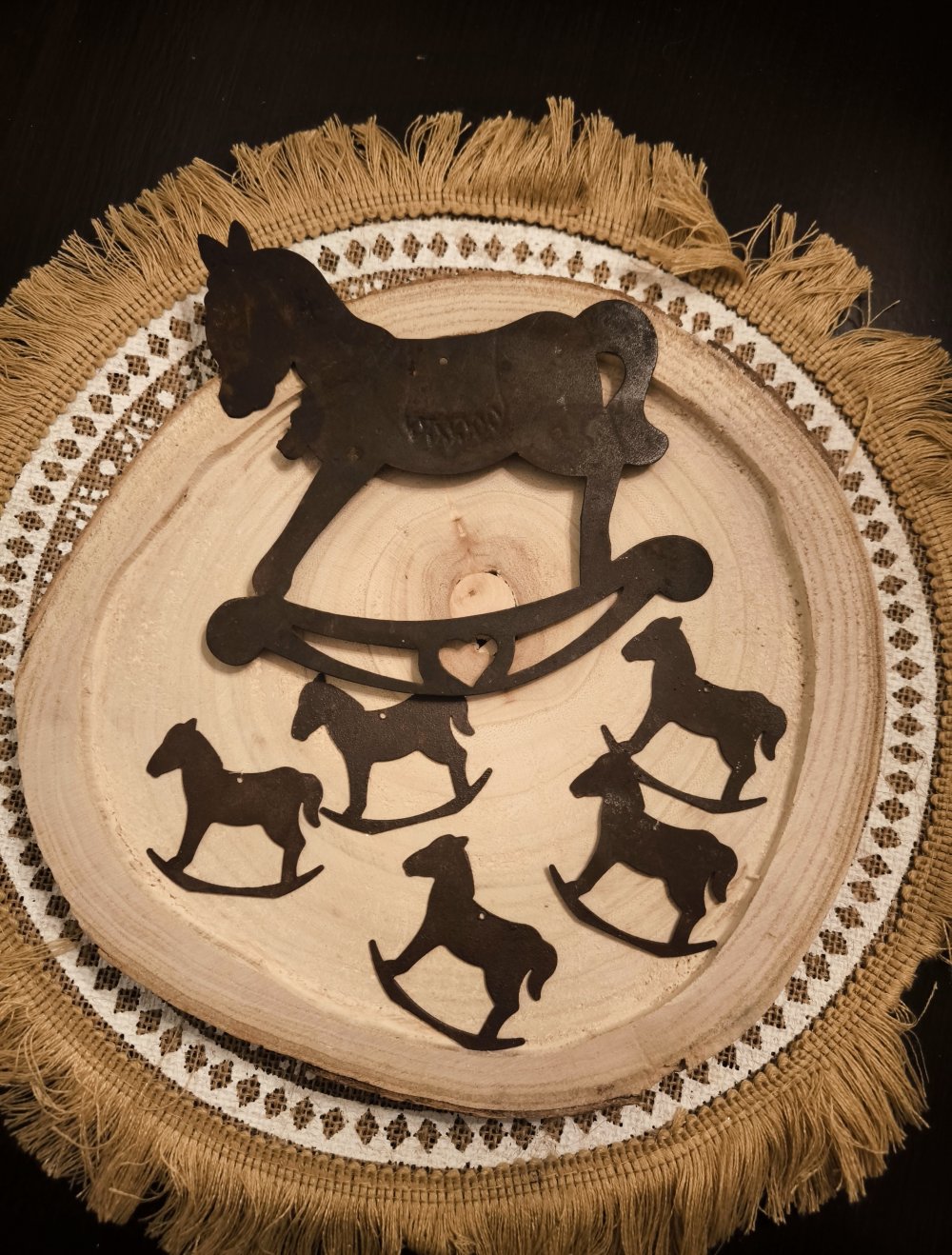 6 Vintage Pferdeanhänger