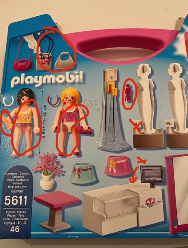 Playmobil City Life Geschäft Tragekoffer Kleidungsladen 5611