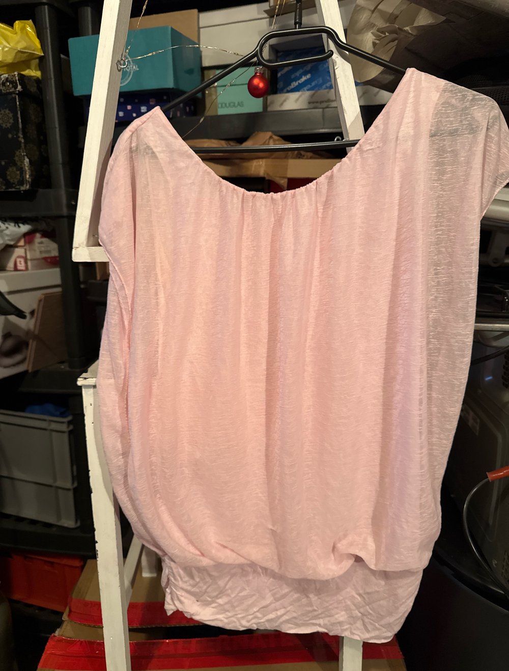 schönes Fledermaus rosa Oberteil S