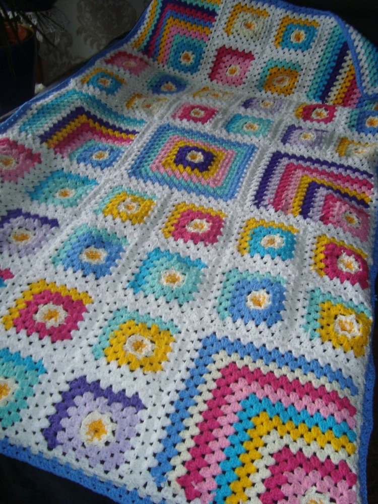 Granny Square Decke