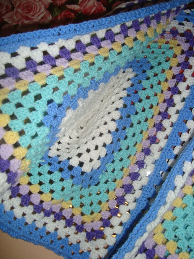 Echte Handarbeit ein Unikat-Granny Square Hexagon Jacke Gr.36/38