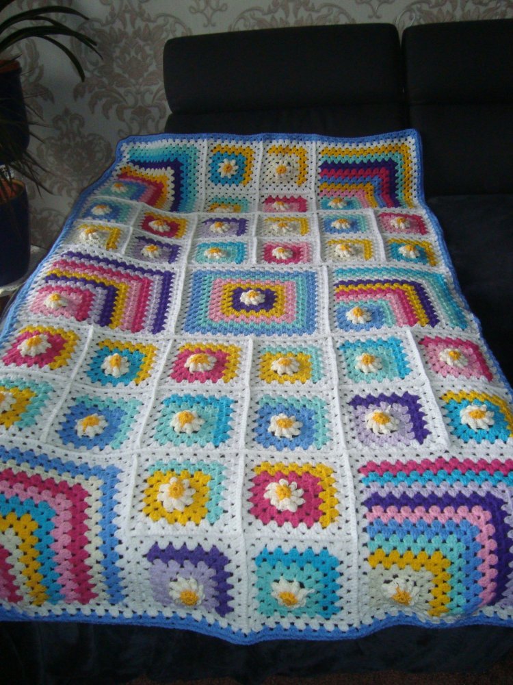 Granny Square Decke