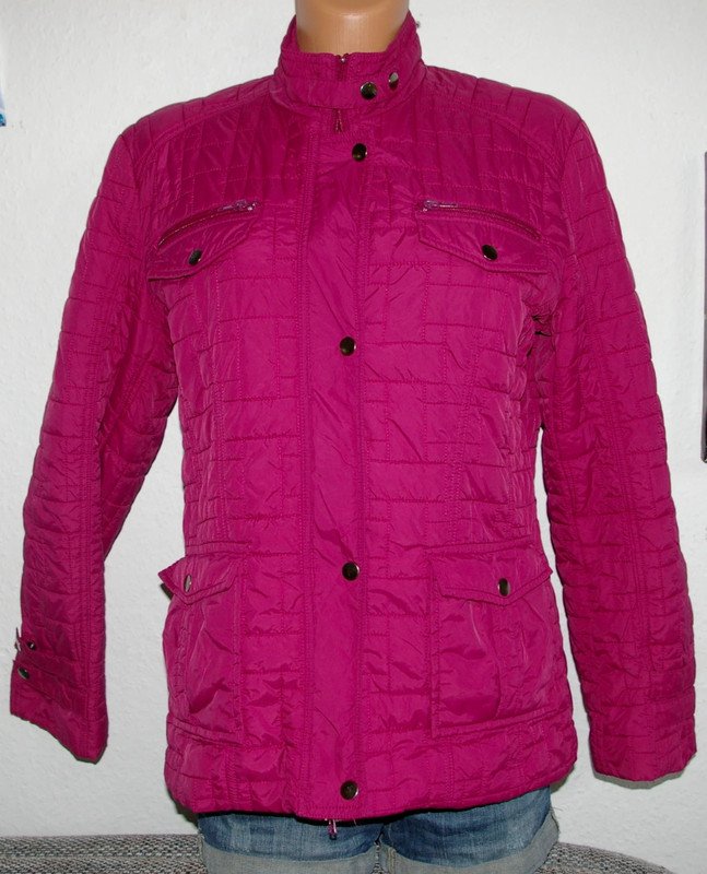 Steppjacke Gr. 44 Via Cortesa Farbe beere