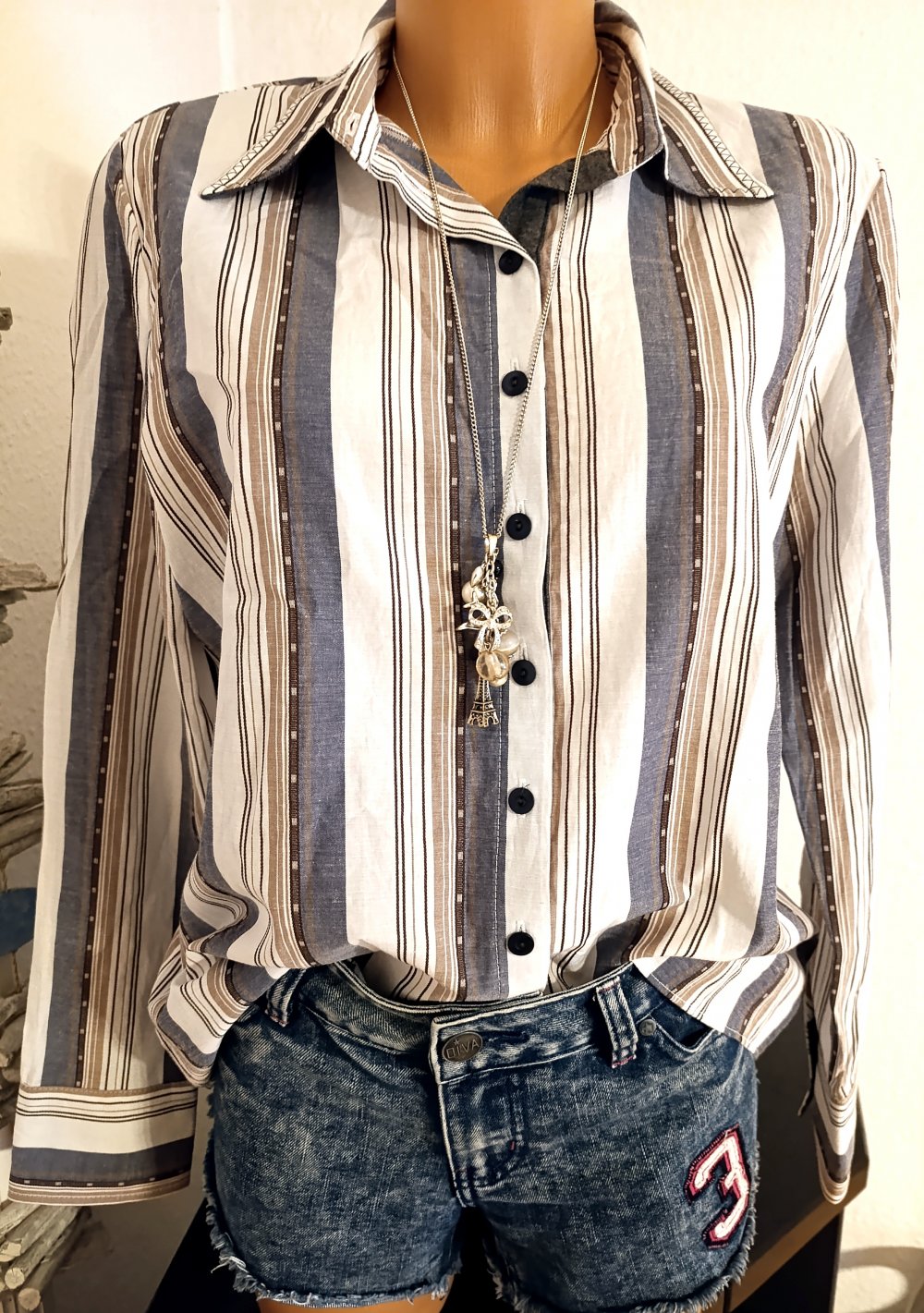 Langarm-Bluse Gr. 40 Bexleys